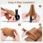 24 Pcs Wine Bottle Protector Sleeves by Honeycomb Paper