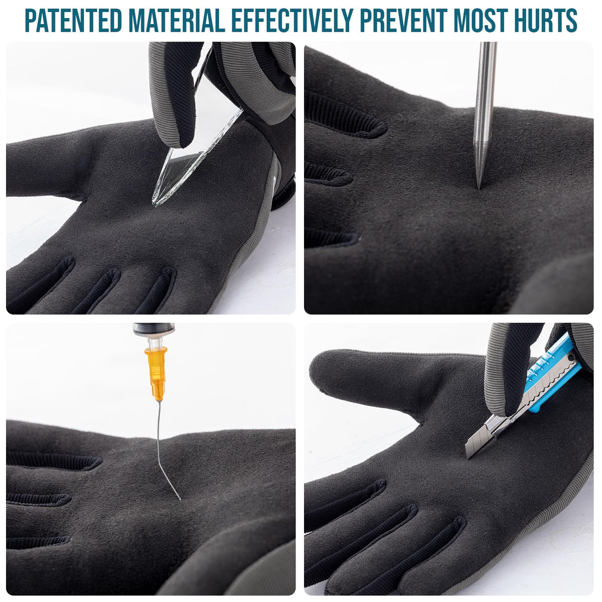 Level 2 Needle Resistant, Level 5 Puncture Resistant Work Gloves, XL