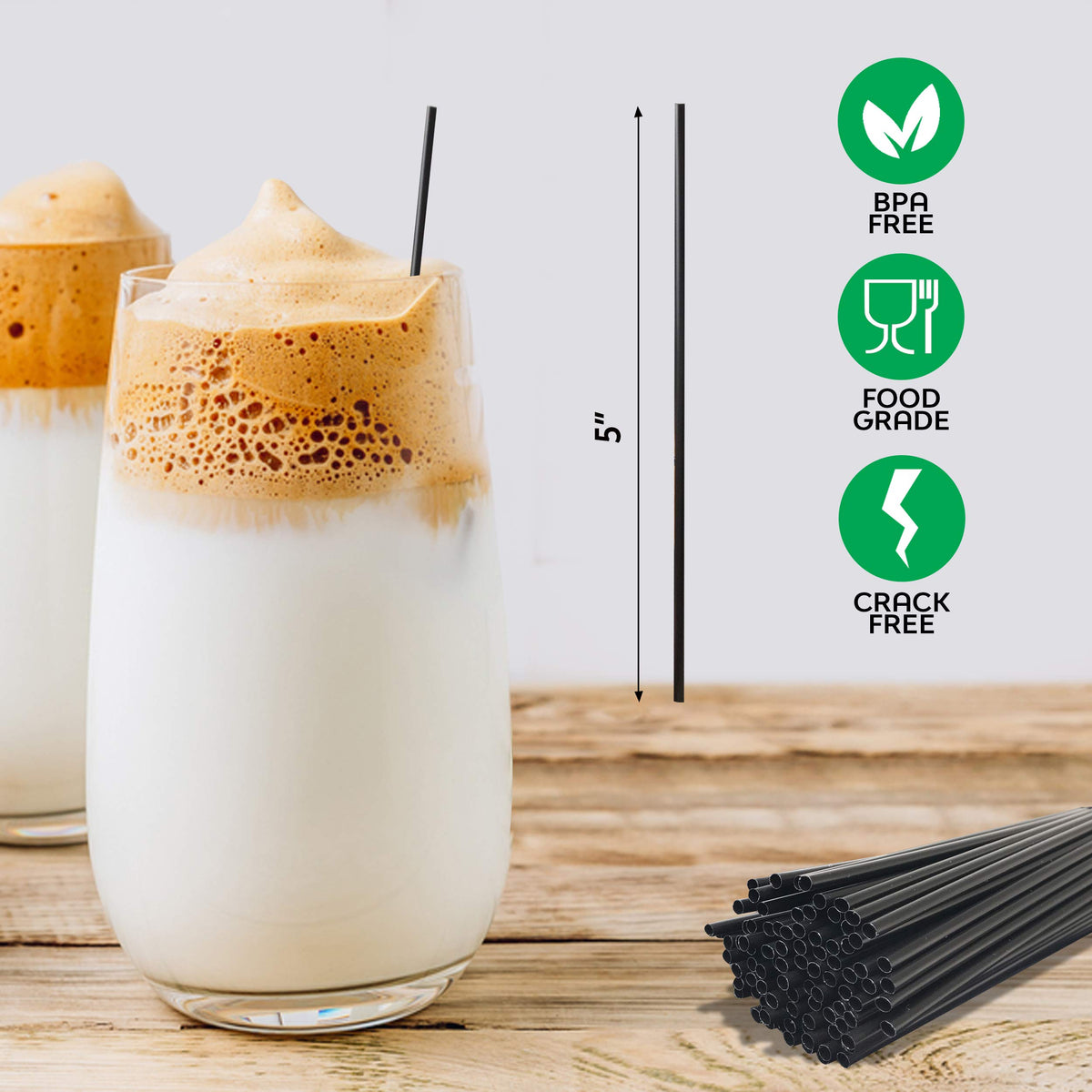 Coffee Stirrers Sticks, Disposable Plastic Drink Stirrer Sticks, 1000 Stirrers, Use It As A Coffee Straws Or A
