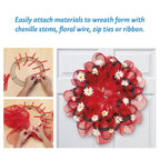 Wire Wreath Form 20 Inch Green