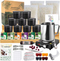 Candle Making Kit for Adults, Soy Wax & Wax Melter, DIY Candle Kit | Natural Scented Wax & Complete Supplies.