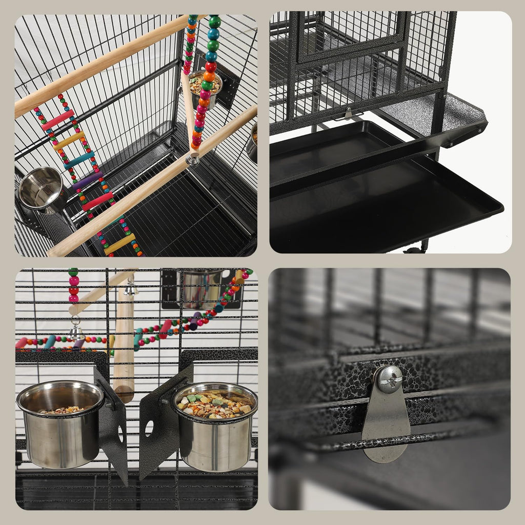 69 inch Large Bird Cages for Parrots,Large Parrot Cages for Large Birds | Flight Cage for Birds,Large Parakeet Cage