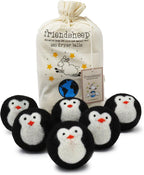 Wool Dryer Balls, Organic Reusable Fabric Softener Alternative for Laundry, Handmade, Fair Trade, Hypoallergenic