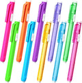 10 Pieces Retractable Mechanical Eraser Pen, Pen-Style Erasers Pencil Click Big for Drawing, Art, Drafting, Sketching