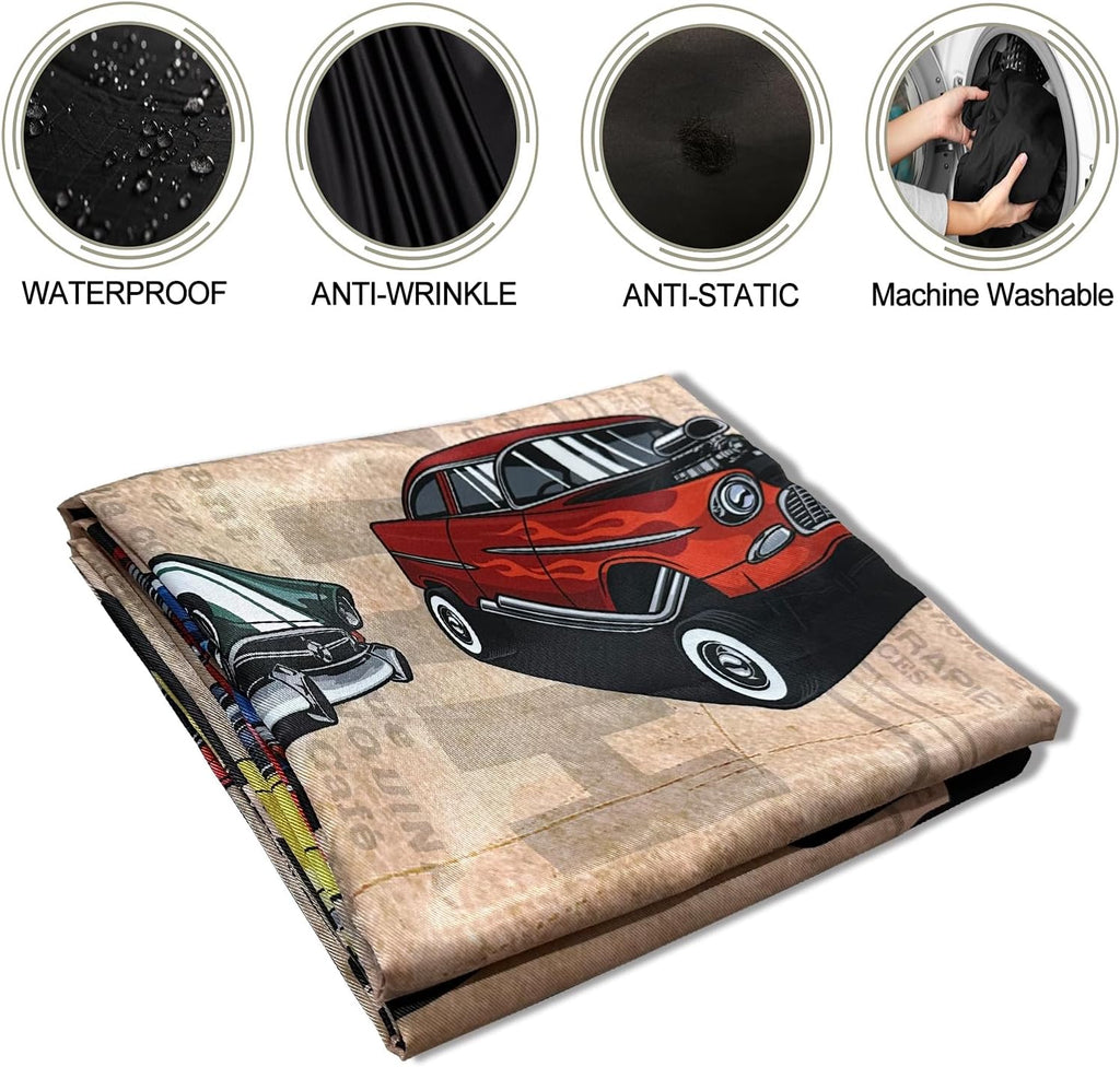Barber Cape for Men Professional Hair Cutting Salon Cape with Snaps Waterproof Hairdressing Styling Cape Gown Apron