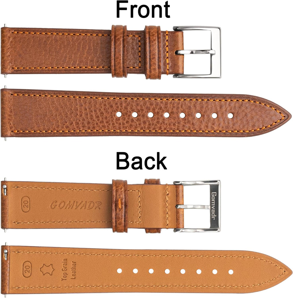 Italian leather Watch Bands Tuscany Vegetable-Tanned Full Grain Genuine Leather Watch Bracelets,Watch Band