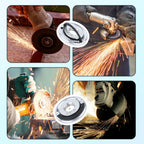 2pcs 5/8"-11 Thread Angle Grinder Flange Nuts, Metal Quick Lock Angle Grinder Nut for Fixing Cutting Discs