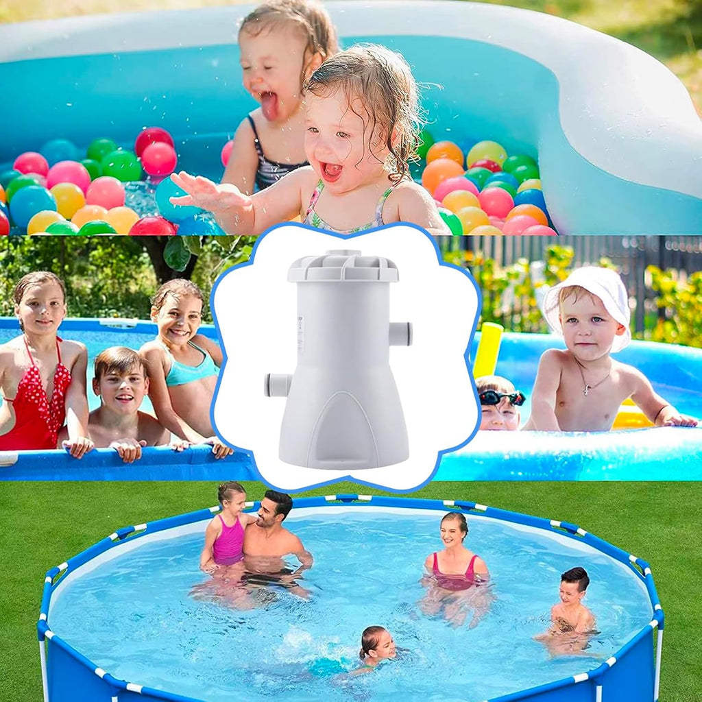 Pool Pump Filter 800 GPH, Pool Filters for Above Ground Pool Filter, Cartridge for Inflatable Swimming Pools