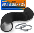 Boat Blower Hose, 3 Inch Marine Exhaust Hose, 10 Ft Flexible PVC Duct