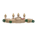 3/4 in Double Check Valve Assembly, Quarter Turn Shutoff, Single Top Entry