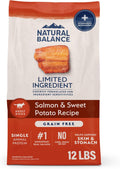 Limited Ingredient, Dog Food, Salmon & Sweet Potato, 12 lb