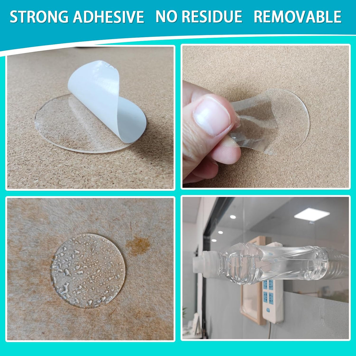 Double Sided Tape for Walls, Picture Hanging Strips Removable Mounting Dots