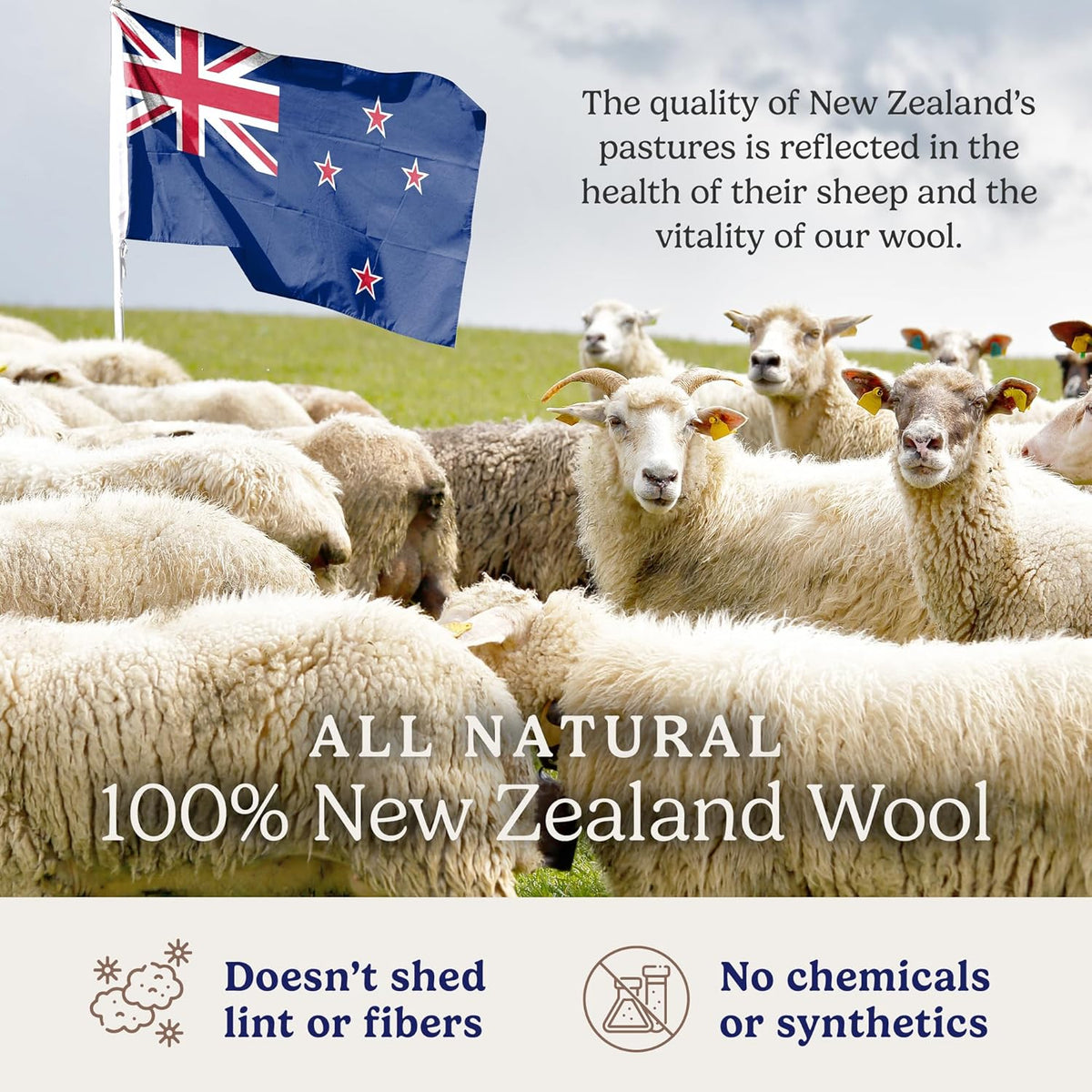 Wool Dryer Balls 12-Pack, Reusable Natural Fabric Softener