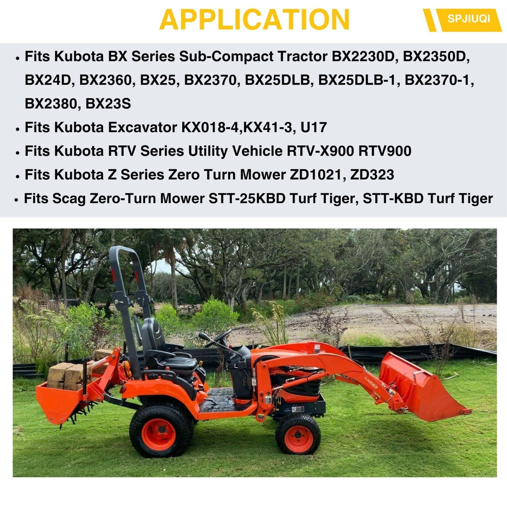 SPJIUQI 3 Cylinder Fuel Return Overflow Pipe for Kubota