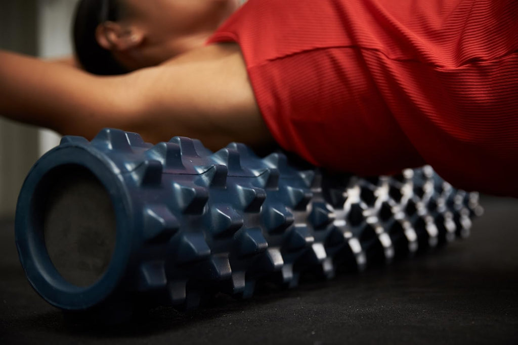 RumbleRoller Original Foam Roller Deep Tissue Massage Roller for Muscle Recovery (Midsize 22-Inch)