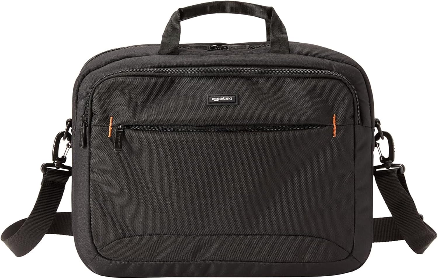 15.6 in Laptop Bag with Shoulder Strap and Handle, Large Capacity, Spacious Compartments, Black