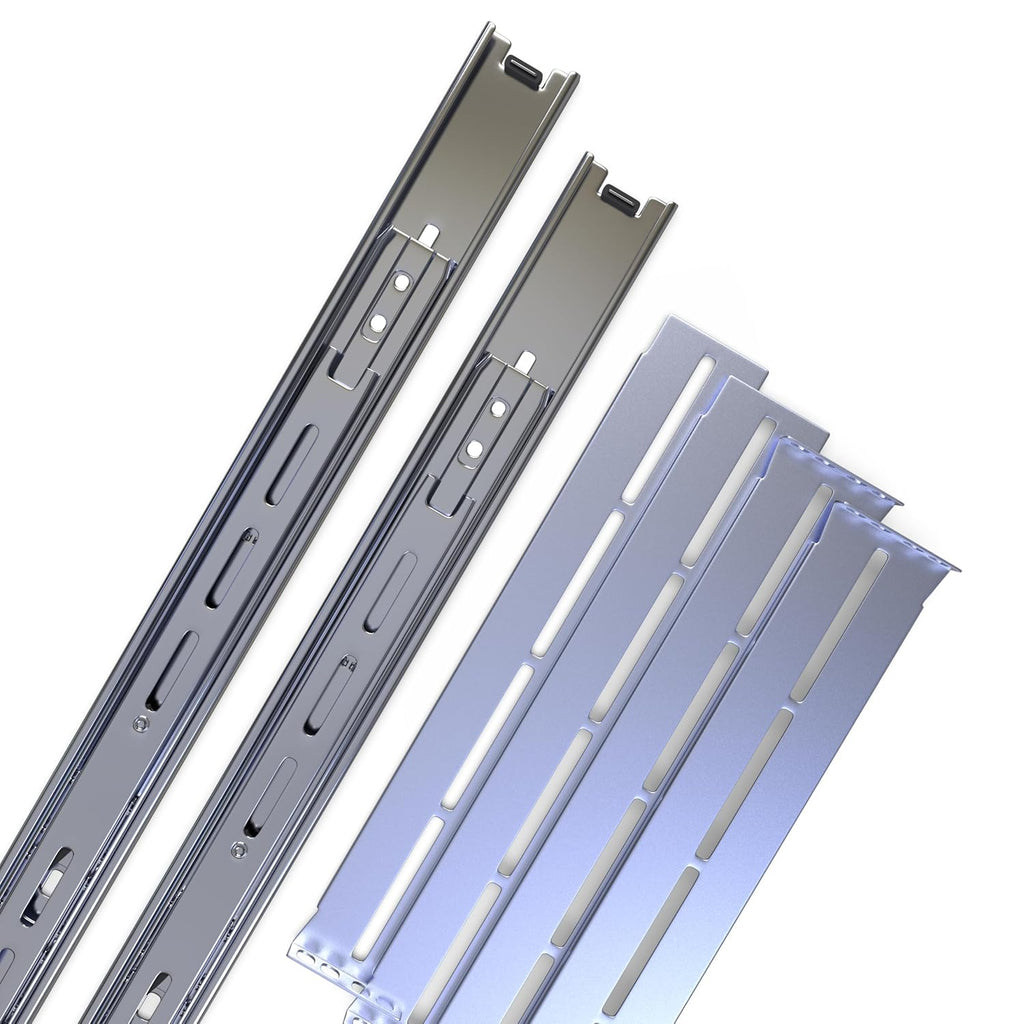 Rackmount Sliding Rails Kit - for 2U-8U Chassis, 18" to 25" Depth