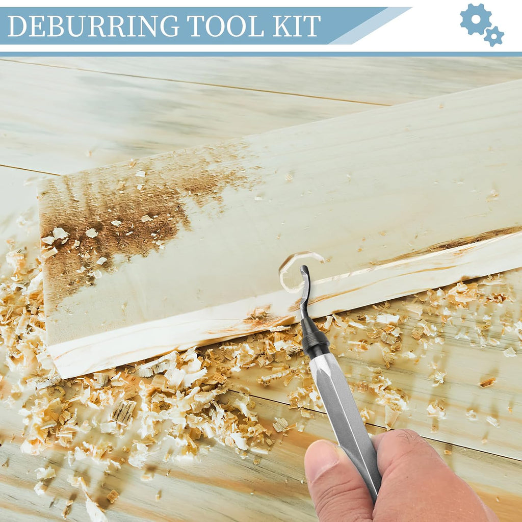 Deburring Tool with 12 HSS Blades for Metal Resin PVC 3D Print