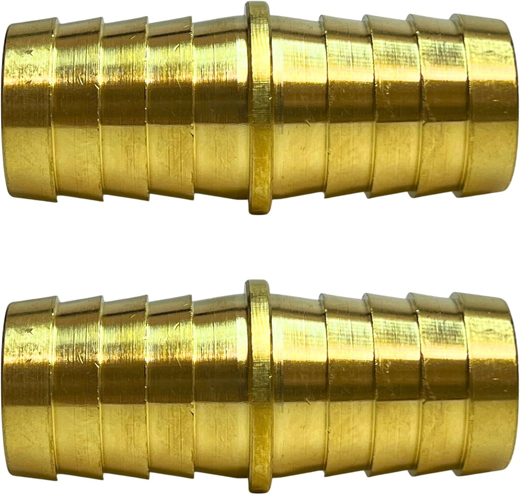 2PCS Brass Hose Barb Splicer 3/4" by CX WONDERLAND