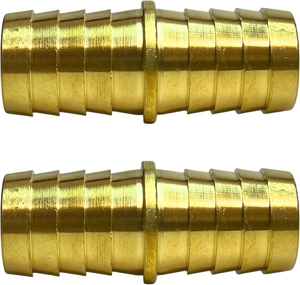 2PCS Brass Hose Barb Splicer 3/4" by CX WONDERLAND