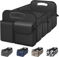 Car Trunk Organizer with Large Capacity Waterproof Car Accessories for Women & Men, Collapsible Trunk Organizer for