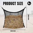 Slow Feed Hay Nets for Horses, Large Capacity Hay Bags, 4 Pack