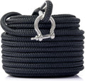 RainierSupplyCo Boat Anchor Rope - Double Braided Marine Rope Anchor Line - 50 ft x 1/4 Inch Nylon Boating Line with