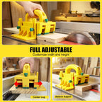 Table Saw Push Block, Anti-Kickback Hand Safety Tool for Woodworking
