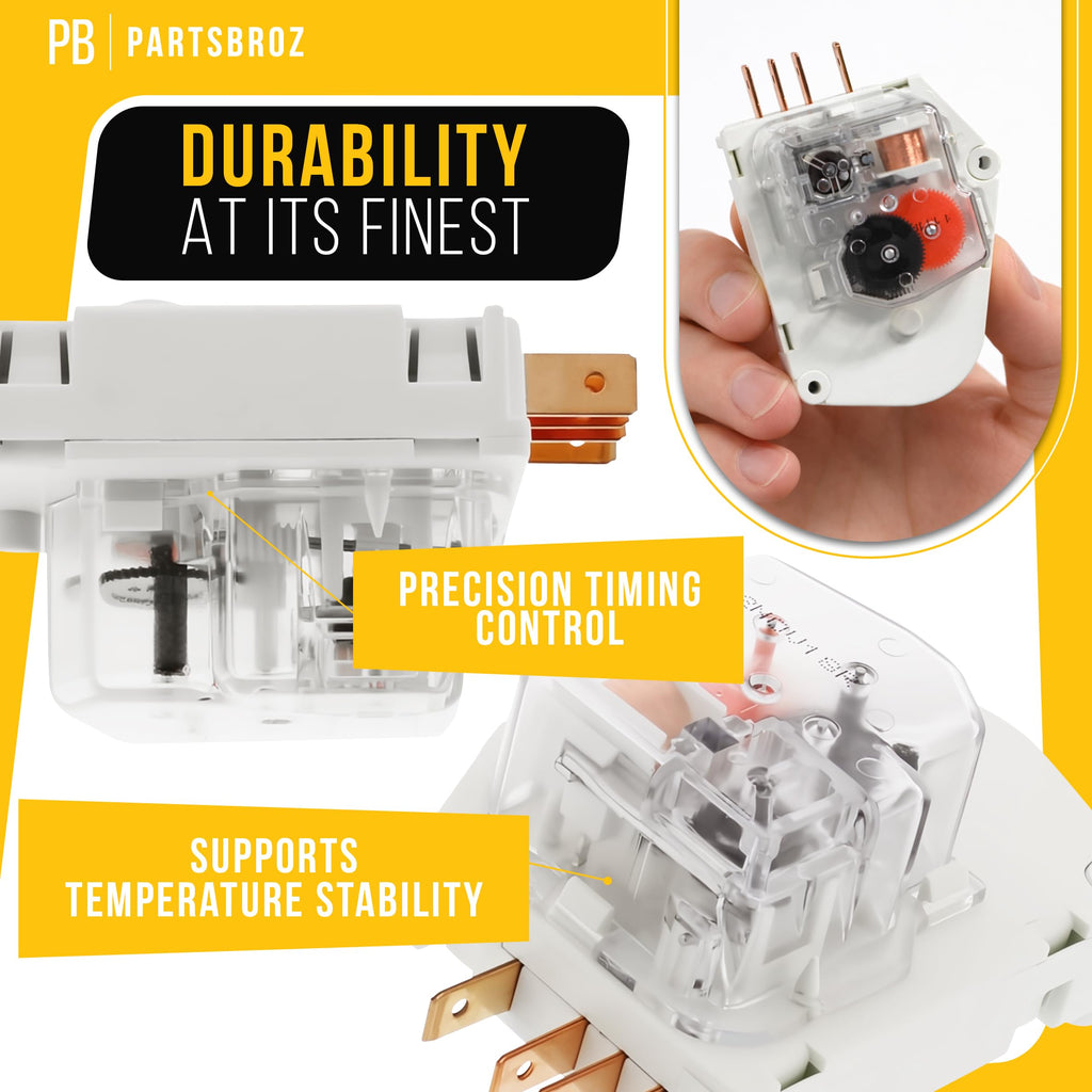 Refrigerator Defrost Timer for Frigidaire FFTR2021QB7A
