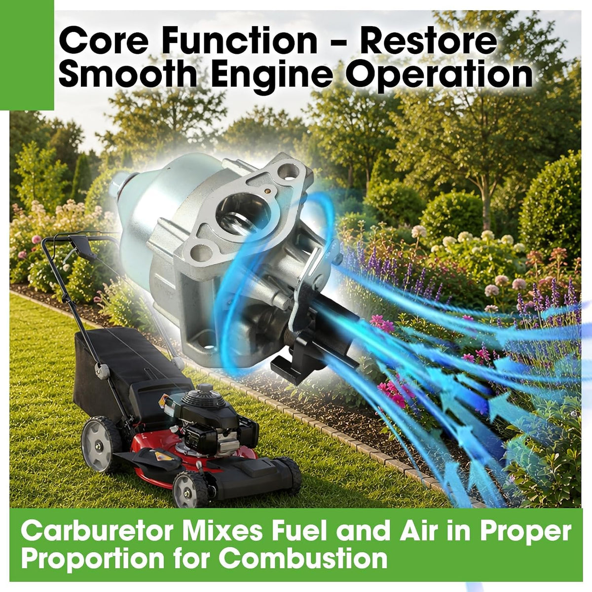 Carburetor Kit Fit for Craftsman M250 Lawn Mower Honda 160cc Engine