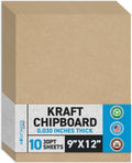 MagicWater Chipboard Sheet - 9x12 inch - 30 pt - 0.030" Thick - 10 Pack