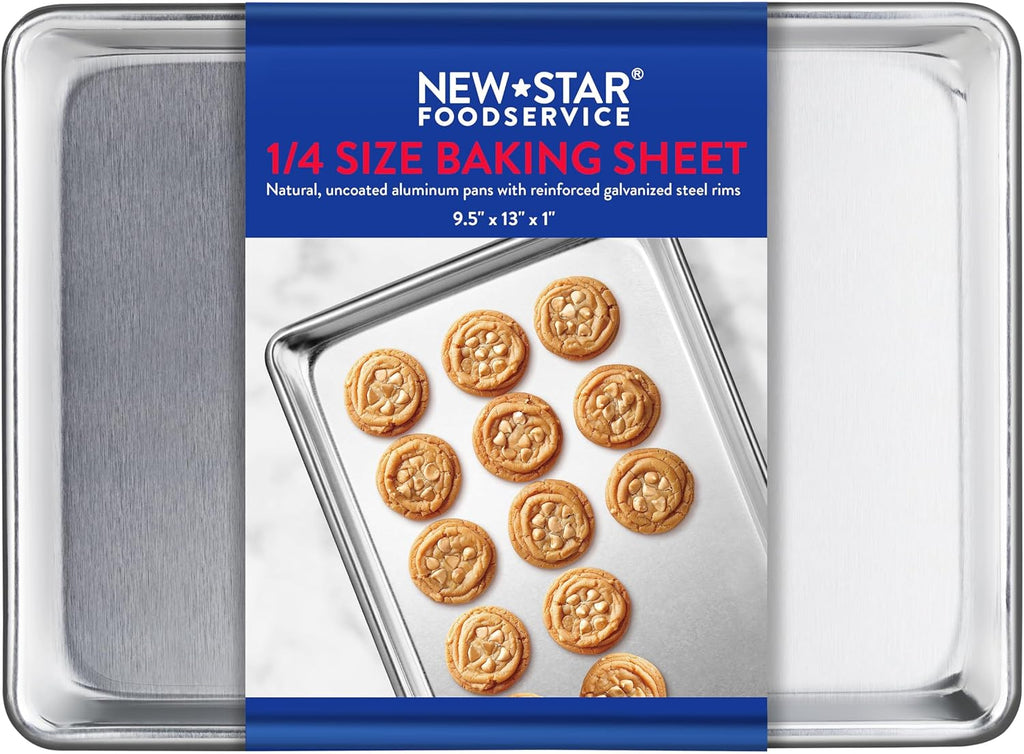 Sheet Pan/Bun Pan, Quarter Size, 9 x 13 x 1 inch
