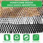 Honeycomb Packing Paper 15"x131' Recyclable Honeycomb Paper Moving Supplies Bubble Paper Wrapping Protective Roll