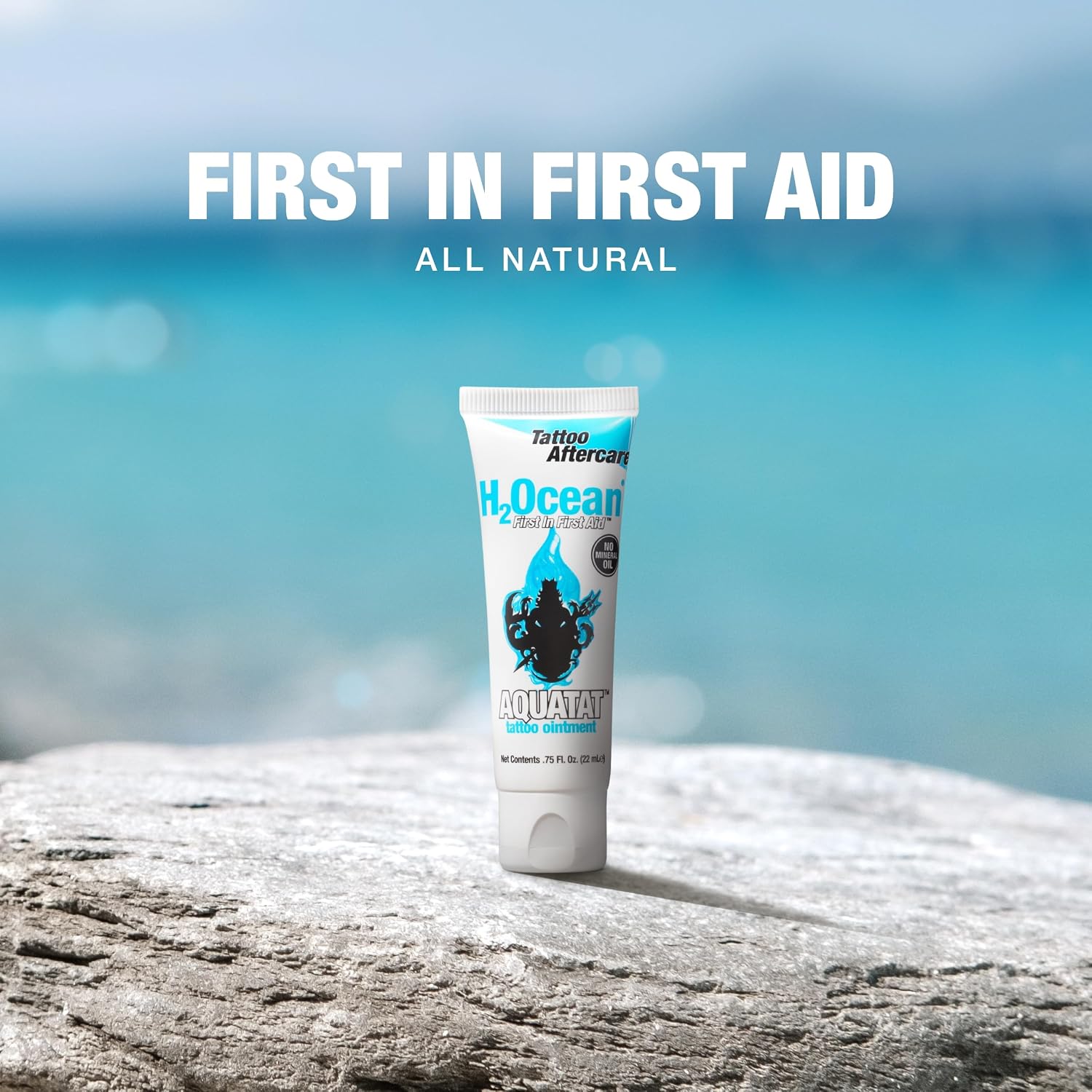 Aquatat Tattoo Healing Ointment - Tattoo Aftercare Cream for Tattoo Supplies - Fragrance- & Dye-Free Tattoo Care