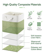 11-Inch Fabric Cube Storage Bins with Handles,4 Pack,Foldable