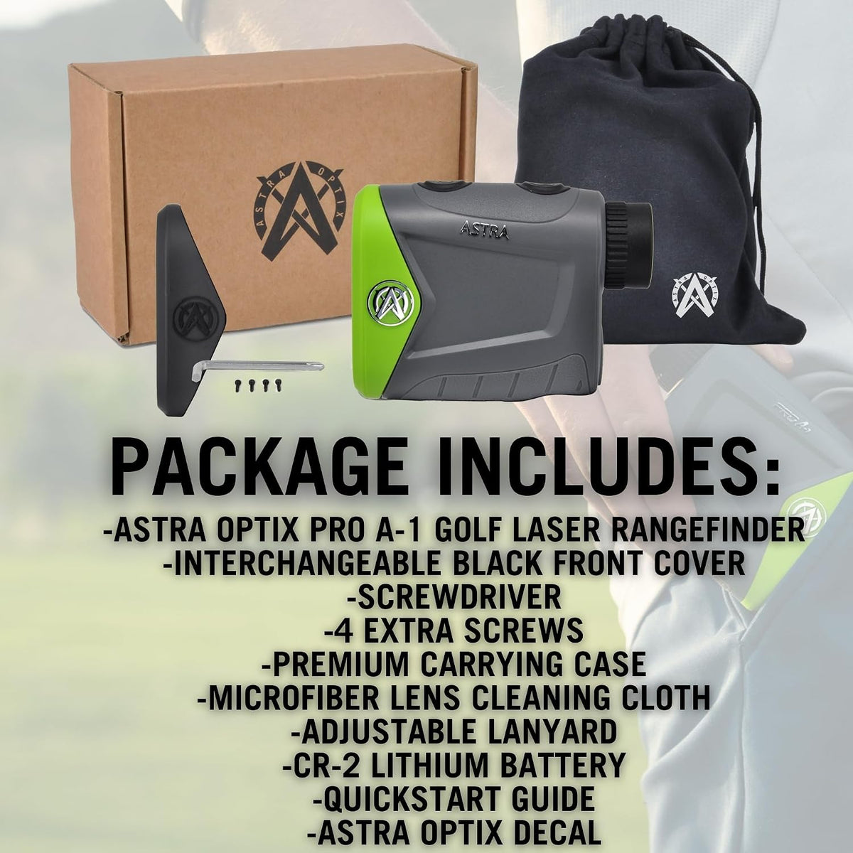 Pro A-1 800yd Laser rangefinder for Hunting, Shooting and Golfing with LCD Display Fast 0.10s and Accurate +/-1yd