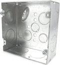 Steel City 4-11/16 Inch Square Box, 42 Cu in, E-KO