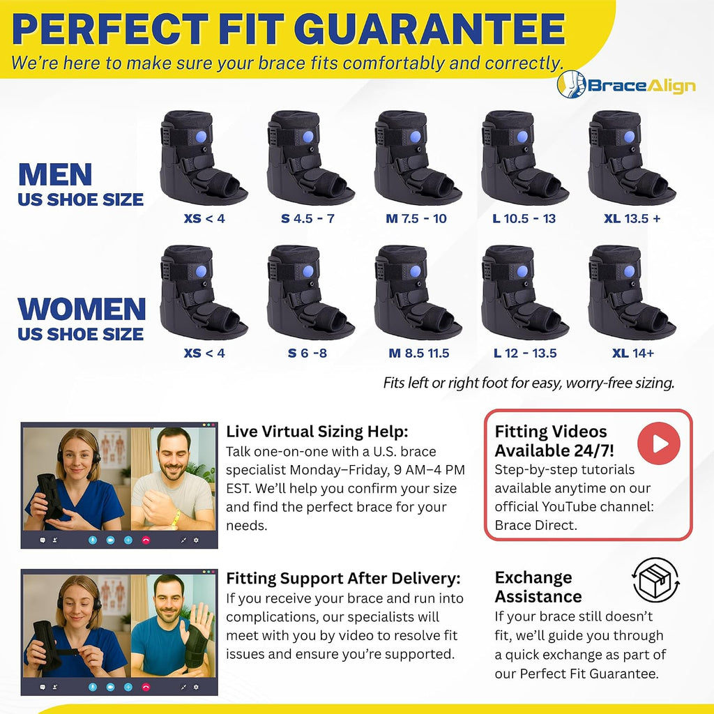 Short Air CAM Walker Boot for Ankle Sprains & Foot Injury