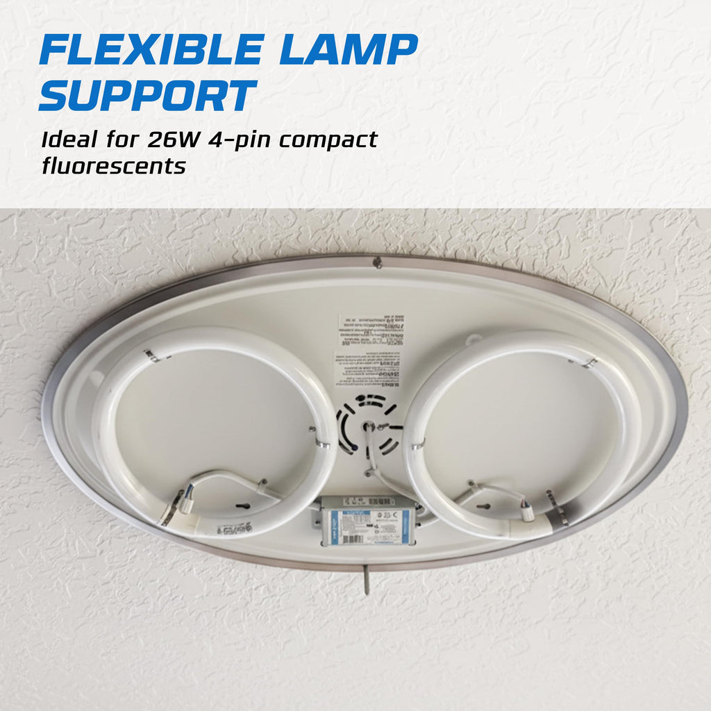 ICF-2S26-M1-BS Electronic CFL Ballast, 26W, 4 Pack