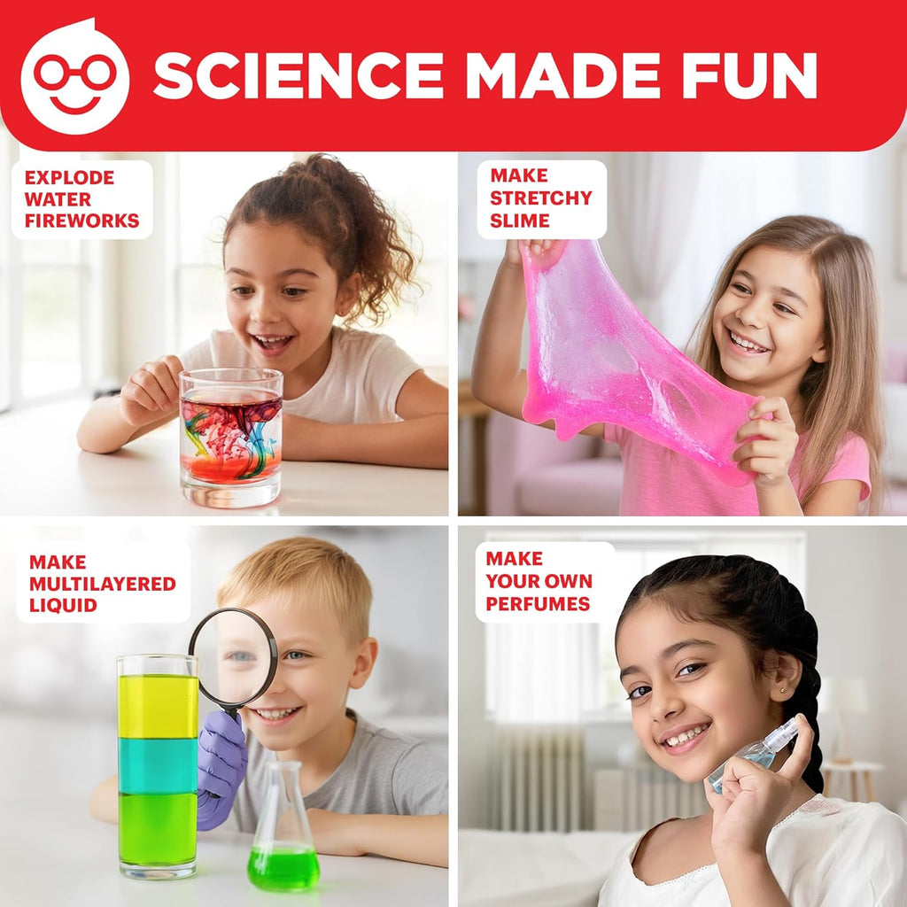 My First Science Experiments Kit for Kids Ages 4+ | Birthday Gift Ideas for Boys & Girls 4, 5, 6, 7, 8 Year Olds