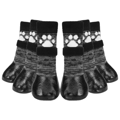 Dog Socks Anti Slip with Straps Traction Control Waterproof Paw Protector, Dog Boots for Hardwood Floors Prevent