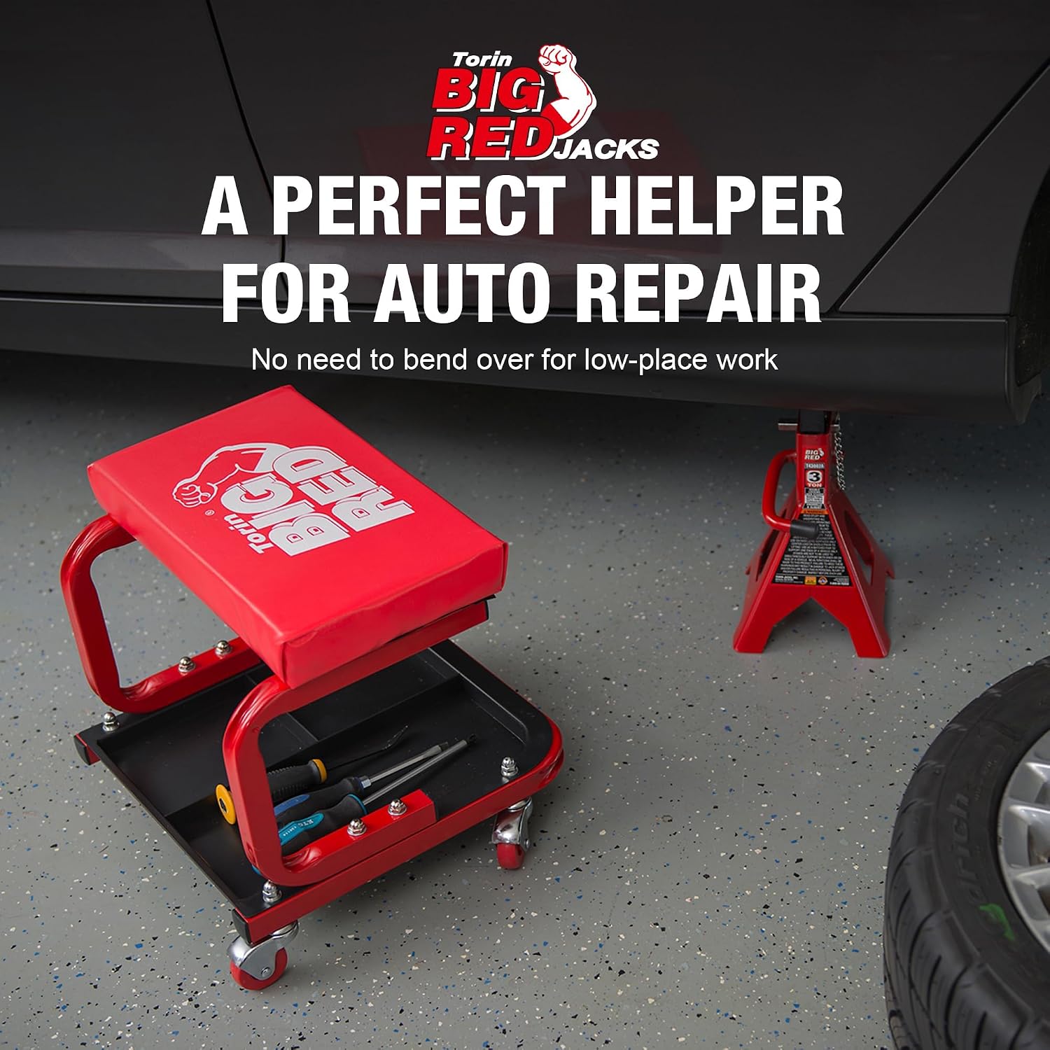 Rolling Mechanic Stool