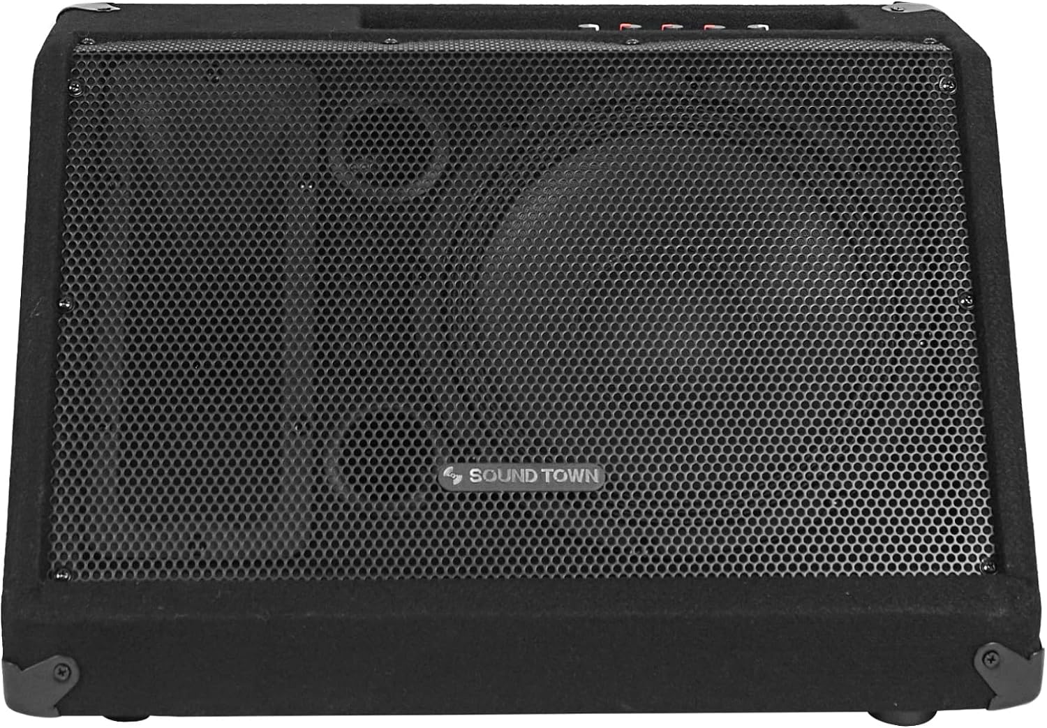 2-Pack Powered DJ PA Stage Monitor Speakers 10” 300W with Compression Driver for Live Sound, Bar, Church