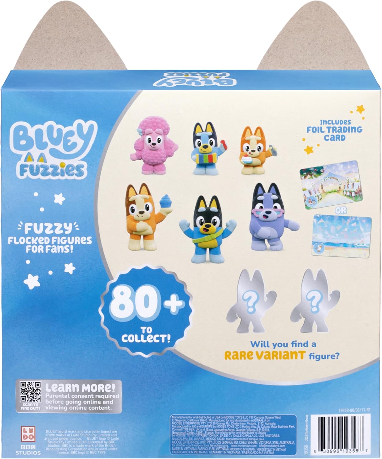 Fuzzies Deluxe 8 Figure Pack, 6 Mini-Figures + 2 Surprise Figures | 6 flocked mini figures + 2 surprise figures for