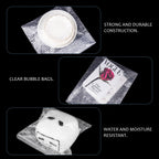 14PCS Clear Bubble Out Bags, 18x22" Large Bubble Pouches Wrap Bag