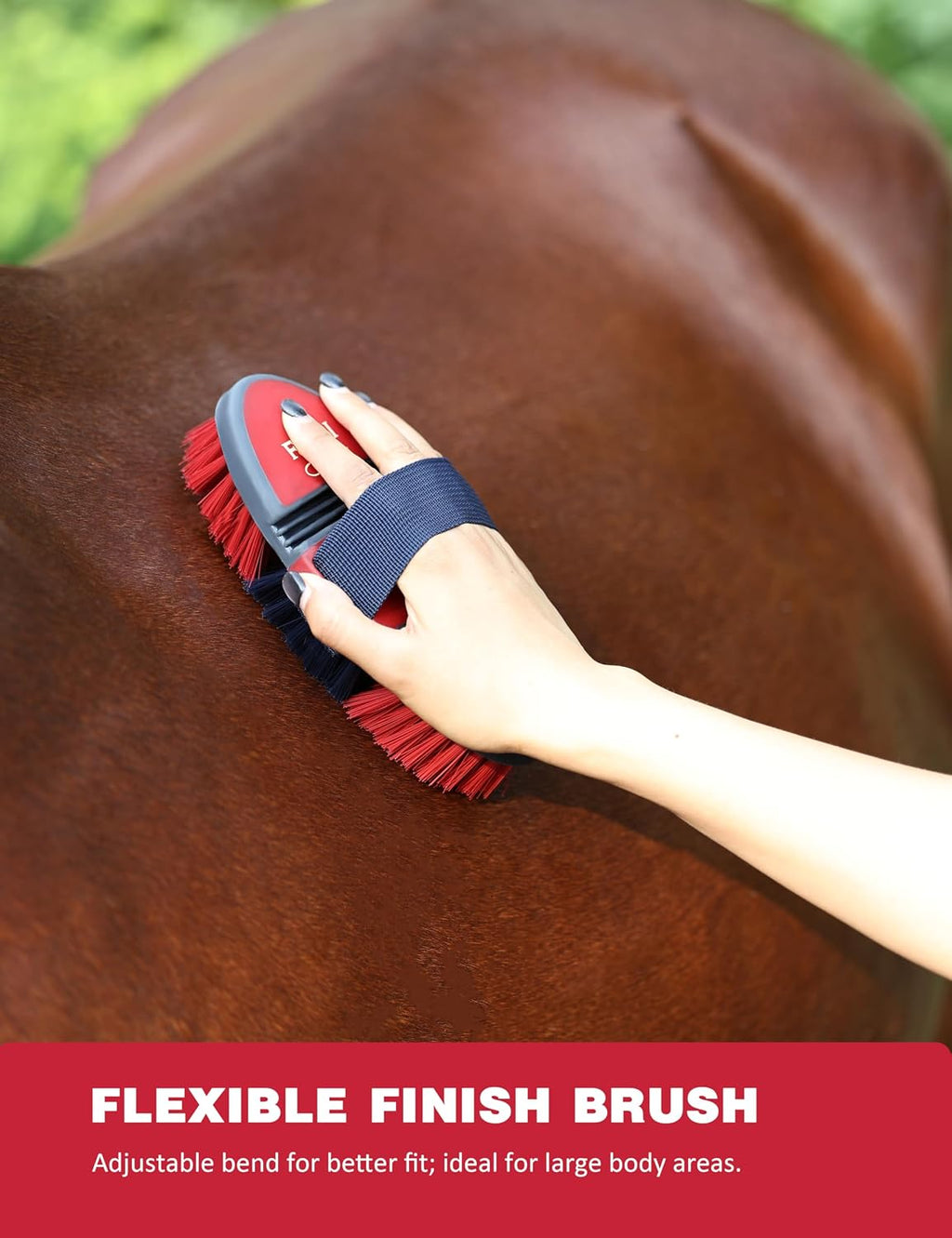 11-Piece Horse Grooming Kit with Waterproof Tote Shadowberry