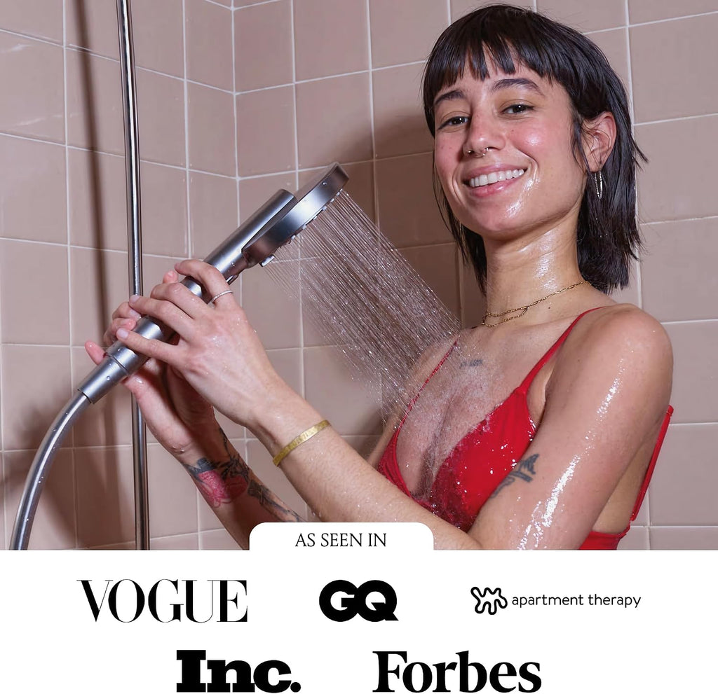 Handheld Showerhead, High Performance Filtration, Moonlight | Healthier Hair and Skin - DIY Installation - Renter