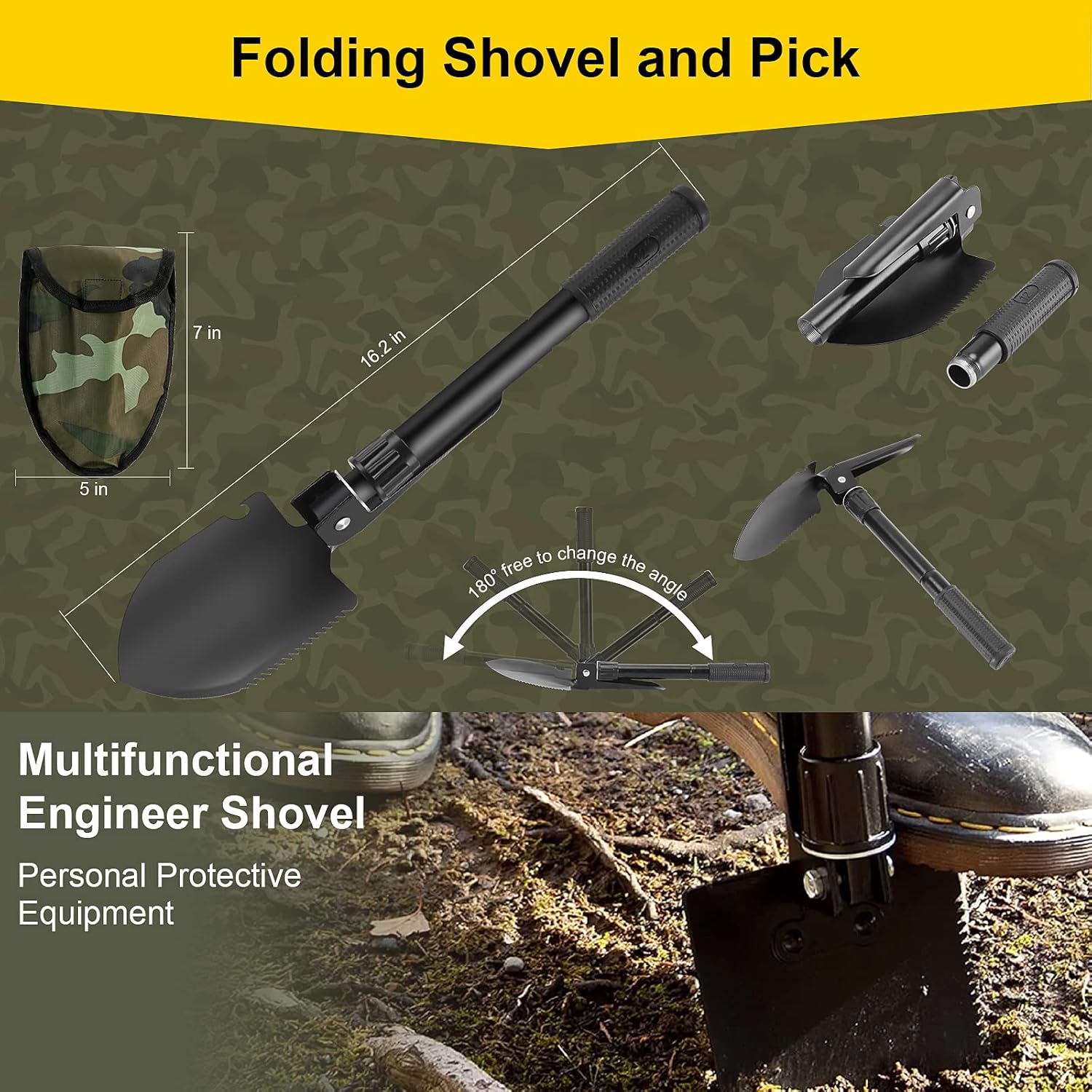 Survival First Aid Kit, 248PCS Survival Tools Camping Essentials Tactical Gear Emergency Trauma Medical Supplies