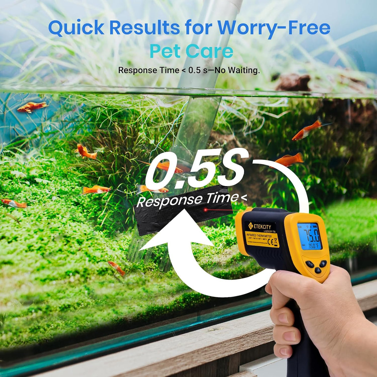 Infrared Thermometer Laser Temperature Gun, -58°F~1130°F