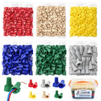 AccEncyc 800 Pcs Wire Nuts Assortment Kit 6 Sizes Winged Twist Wire Nuts